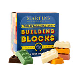 Milk and White Chocolate Building Blocks