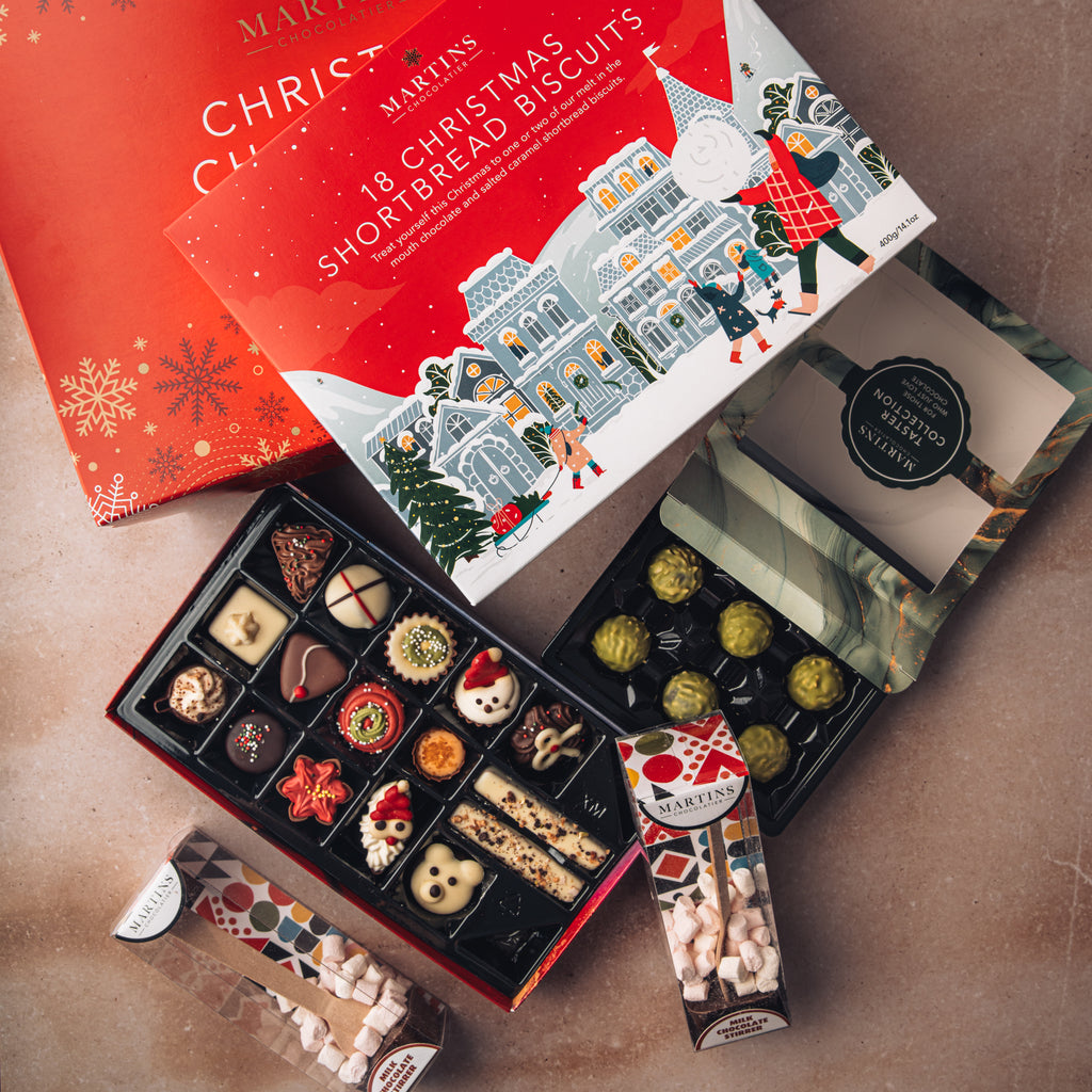 Christmas hot chocolate box - Monbana Chocolatier