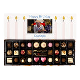 Personalised Chocolate Gift Box | 30 Box | Pink Candles