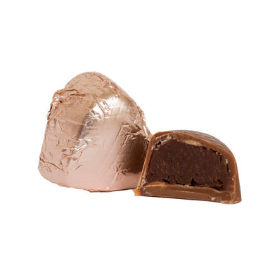 1kg box of 'Romeo' Heart Shaped Marc De Champagne Belgian Milk Chocolates - Martins Chocolatier