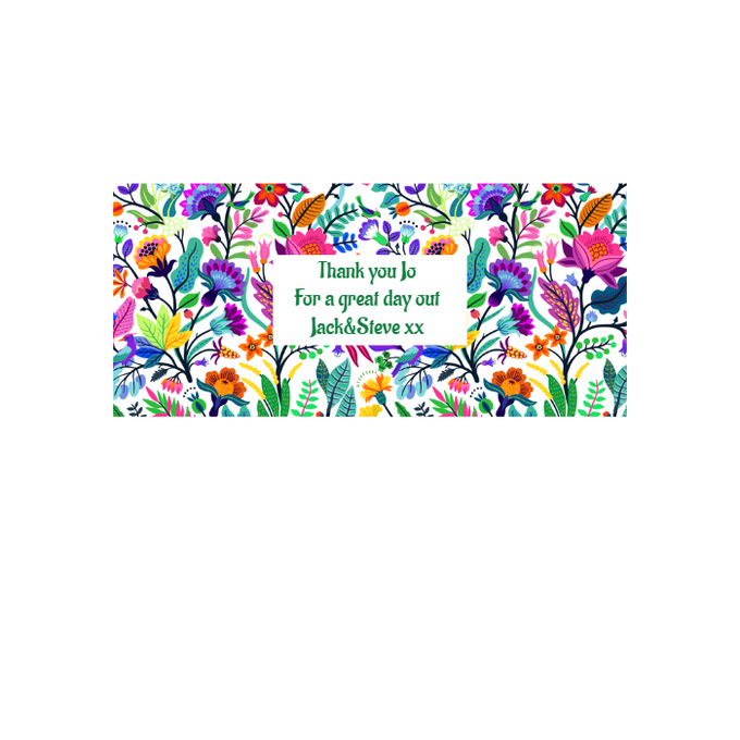 Personalised Chocolate Gift Box | 30 Box | Wildflowers