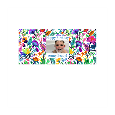 Personalised Chocolate Gift Box | 30 Box | Wildflowers