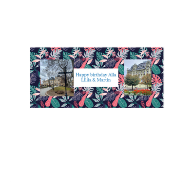 Personalised Chocolate Gift Box | 30 Box | Vibrant Floral