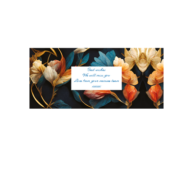Personalised Chocolate Gift Box | 30 Box | Floral