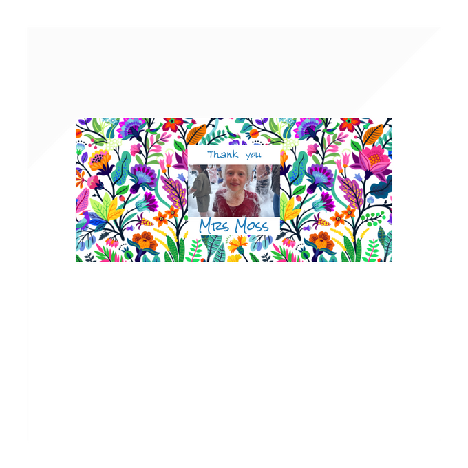 Personalised Chocolate Gift Box | 30 Box | Wildflowers