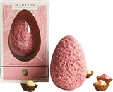 Extra Thick Pink Rose White Chocolate Easter Egg | 300g