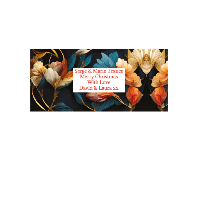 Personalised Chocolate Gift Box | 30 Box | Floral