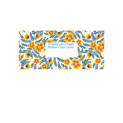 Personalised Chocolate Gift Box | 30 Box | Yellow Flowers