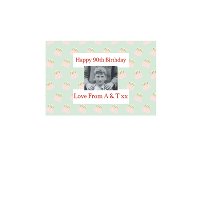 Personalised Chocolate Gift Box | 16 Box | Birthday Cake