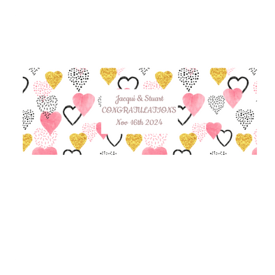 Personalised Gift Box | 30 Box | Mixed Hearts