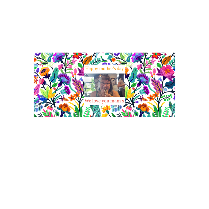 Personalised Chocolate Gift Box | 30 Box | Wildflowers