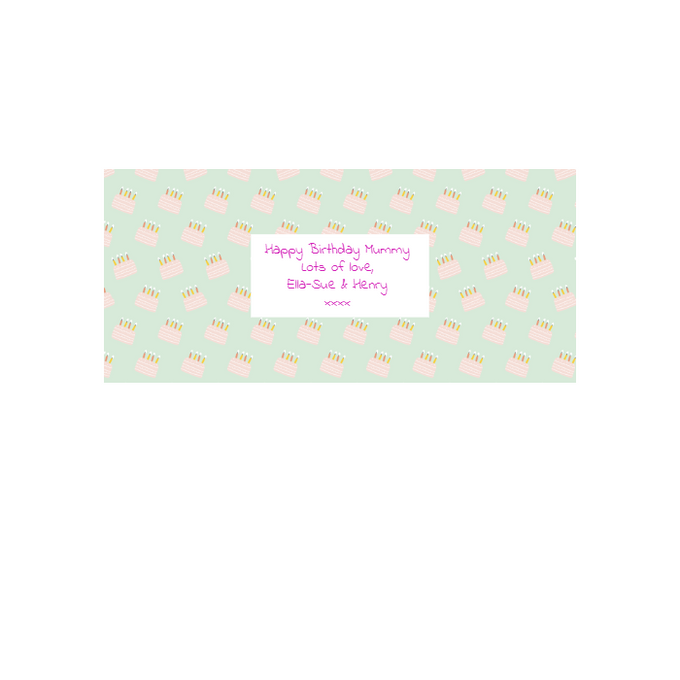 Personalised Chocolate Gift Box | 30 Box | Birthday Cake