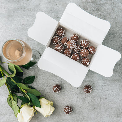 Chocolate Ballotin | Prosecco Truffles