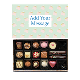 Personalised Chocolate Gift Box | 16 Box | Birthday Cake - Martins Chocolatier