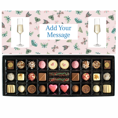 Personalised Chocolate Gift Box | 30 Box | Butterflies - Martins Chocolatier