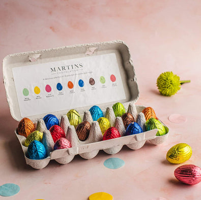 Filled Chocolate Quail Eggs - Martins Chocolatier