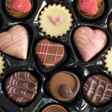 Heart Shaped Chocolate Gift Box | Pink - Martins Chocolatier