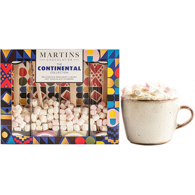 Hot Chocolate Stirrers Continental Collection - Martins Chocolatier