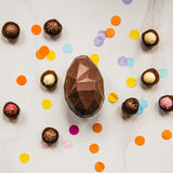 Extra Thick Geometric Milk Chocolate Easter Egg | 300g - Martins Chocolatier