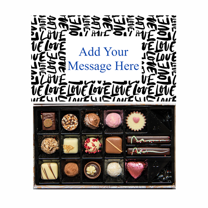 Personalised Gift Box | 16 Box | Love - Martins Chocolatier