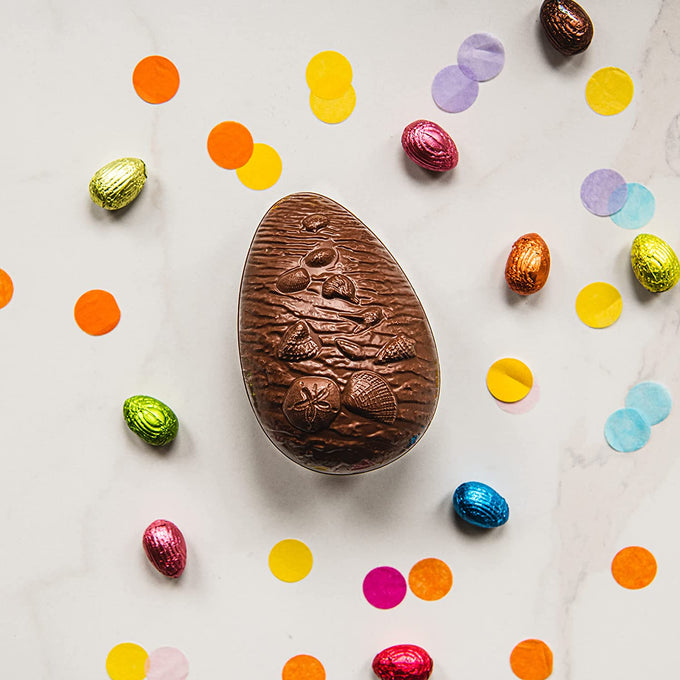 Extra Thick Milk Chocolate Sea Shell Easter Egg | 300g - Martins Chocolatier