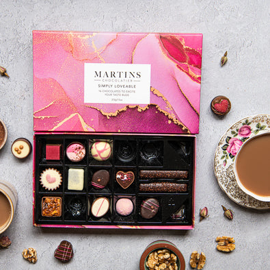Simply Loveable Collection | 16 Box - Martins Chocolatier