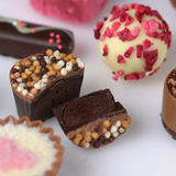 Personalised Chocolate Gift Box | 16 Box | Pink Candles - Martins Chocolatier