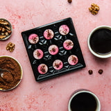 Chocolate Taster Pack | Dark Chocolate filled with Raspberry Ganache & Strawberry Granules - Martins Chocolatier