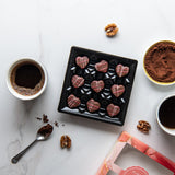 Chocolate Taster Pack | Strawberry Fondant Hearts - Martins Chocolatier