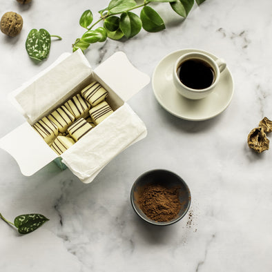 Chocolate Ballotin | Vanilla and Caramel Parcels - Martins Chocolatier