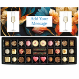 Personalised Chocolate Gift Box | 30 Box | Floral - Martins Chocolatier