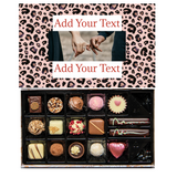 Personalised Chocolate Gift Box | 16 Box | Leopard - Martins Chocolatier