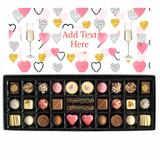 Personalised Gift Box | 30 Box | Mixed Hearts - Martins Chocolatier
