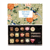 Personalised Chocolate Gift Box | 16 Box | Peacocks - Martins Chocolatier
