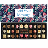 Personalised Chocolate Gift Box | 30 Box | Vibrant Floral - Martins Chocolatier