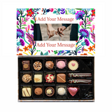 Personalised Chocolate Gift Box | 16 Box | Wildflowers - Martins Chocolatier