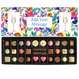 Personalised Chocolate Gift Box | 30 Box | Wildflowers - Martins Chocolatier